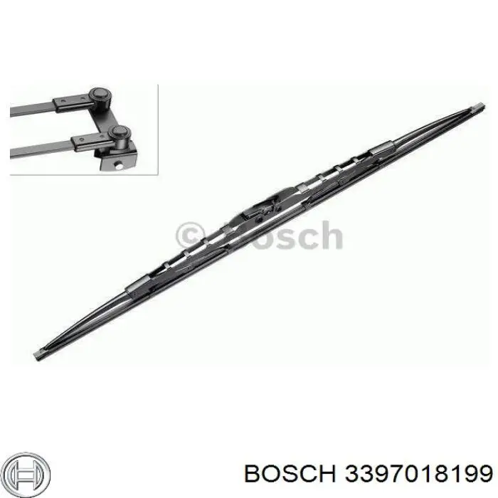 Щетка-дворник лобового стекла водительская 3397018199 Bosch