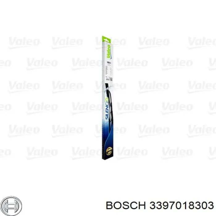 Щетка дворника левая Renault (RVI) 7701038297