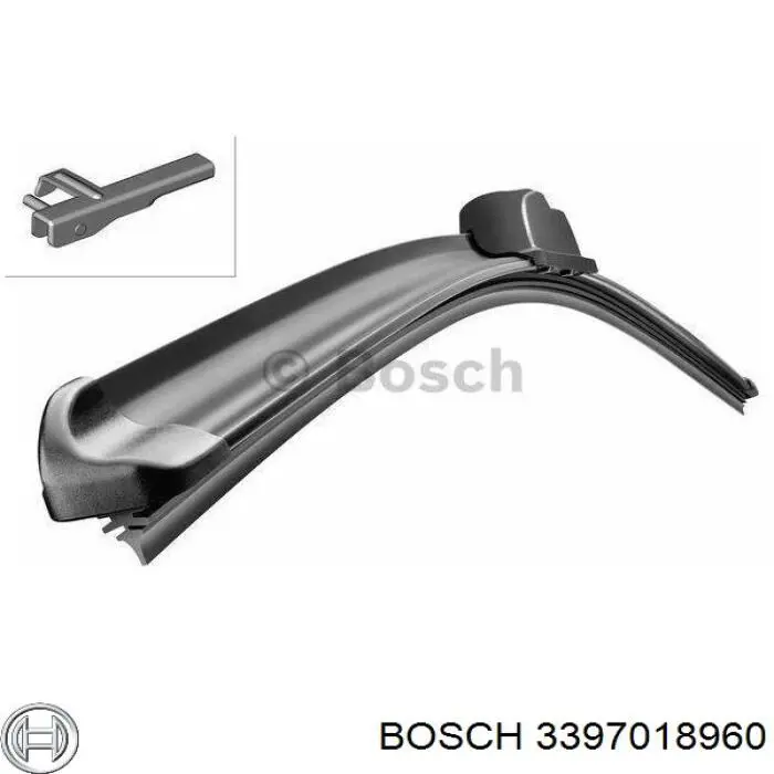 Щетка-дворник лобового стекла водительская Bosch 3397018960