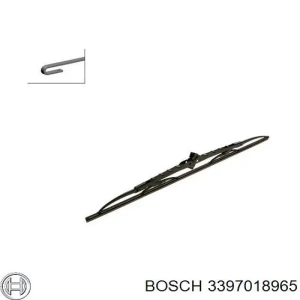 Щетка стеклоочистителя лобового стекла, водительская Bosch 3397018965 цена, от 8.69 USD