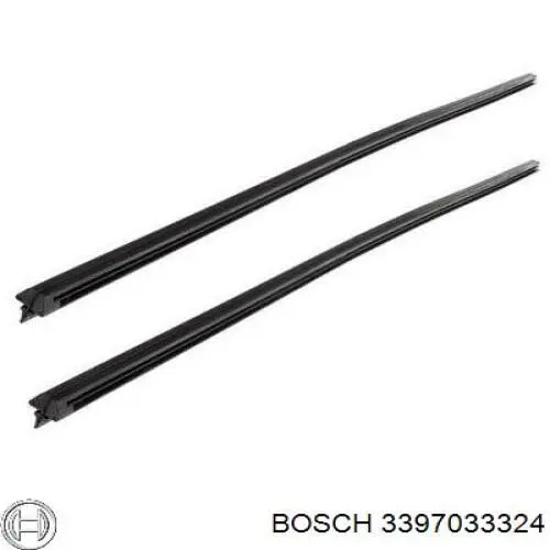 Резинка щетки стеклоочистителя, комплект Bosch 3397033324