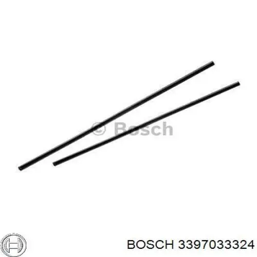 3397033324 Bosch Резинка щетки стеклоочистителя, комплект
