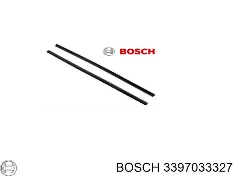 Резинка щетки стеклоочистителя, комплект Bosch 3397033327