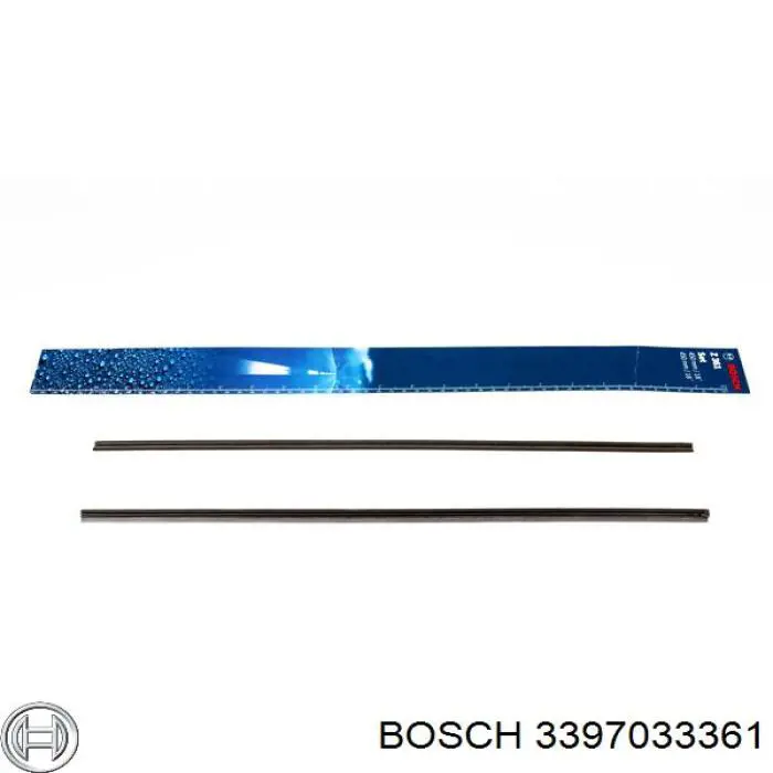 Резинка щетки стеклоочистителя, комплект Bosch 3397033361