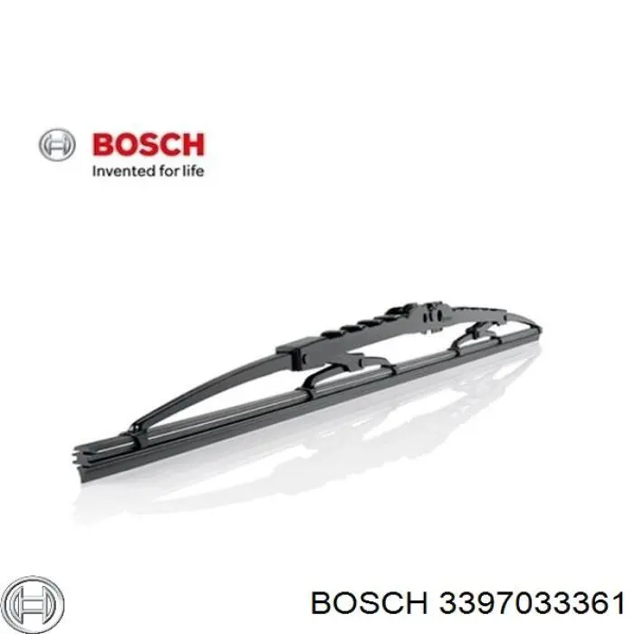 Резинка щетки стеклоочистителя, комплект Bosch 3397033361