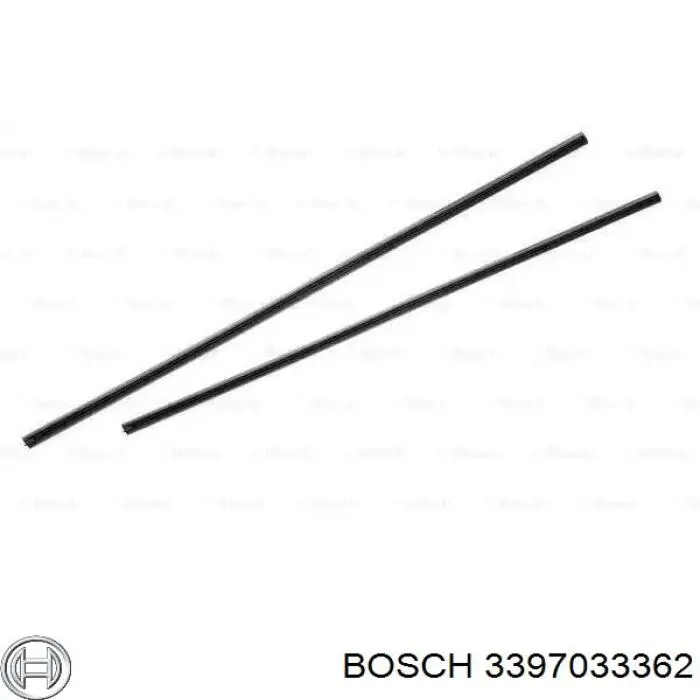Резинка щетки стеклоочистителя, комплект Bosch 3397033362