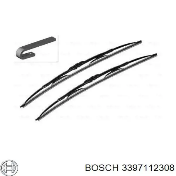 3397112308 Bosch щетка-дворник лобового стекла, комплект из 2 шт.