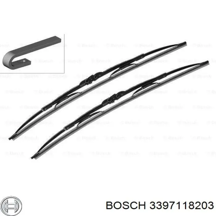 Щетки стеклоочистителя 3397118203 Bosch