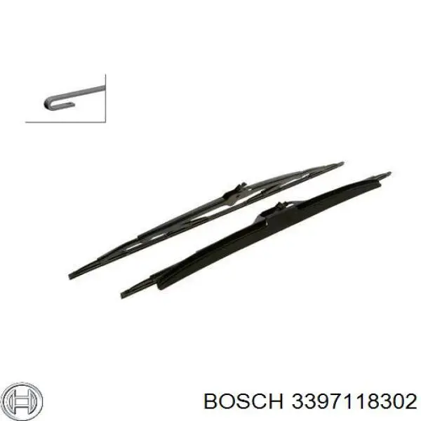 Стеклоочистители лобового стекла Bosch 3397118302