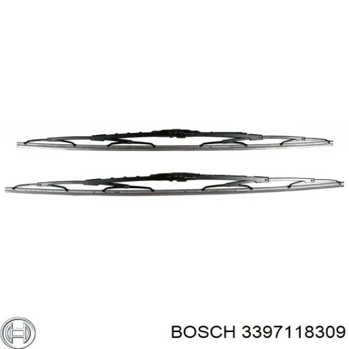 3397118309 Bosch щетка-дворник лобового стекла, комплект из 2 шт.