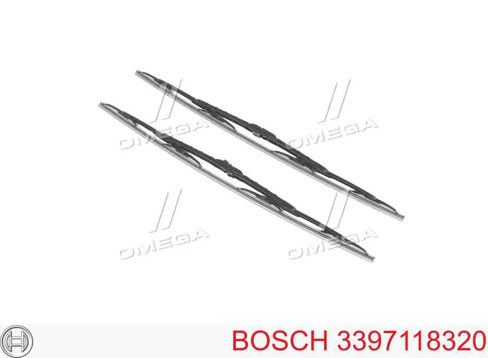 Резинка щетки стеклоочистителя водительская Bosch 3397118320