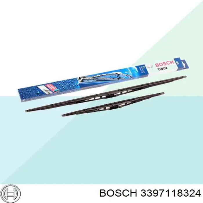 Купить 3397118324 Bosch Щетка-дворник лобового стекла пассажирская
