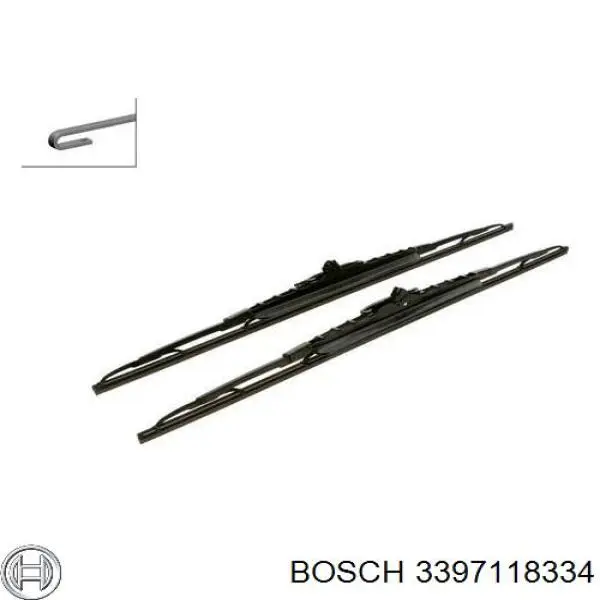 Щетки стеклоочистителя 3397118334 Bosch