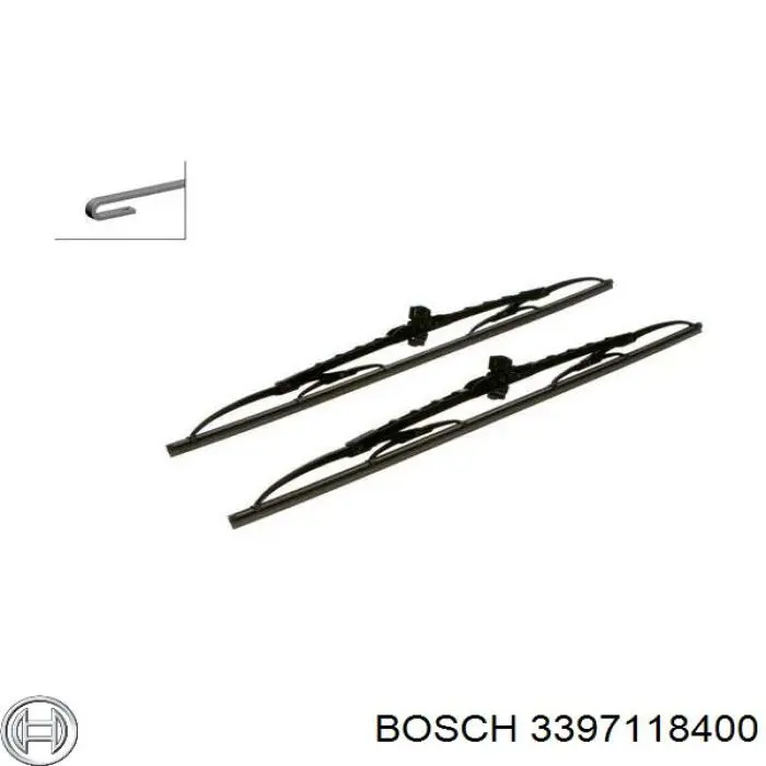 Купить 3397118400 Bosch Бесконтактные дворники