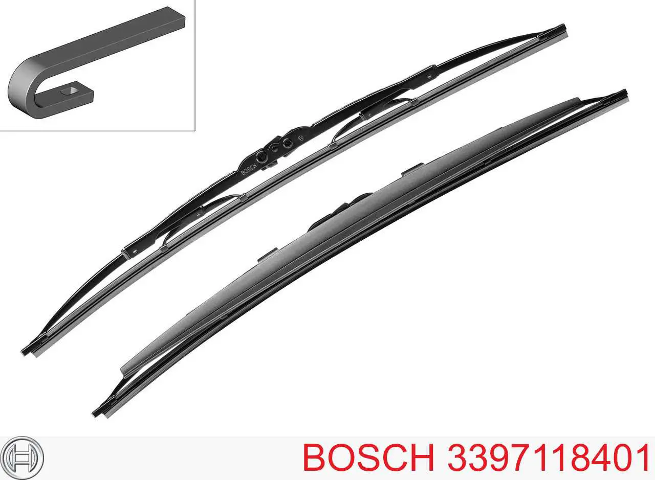 Щетки стеклоочистителя 3397118401 Bosch