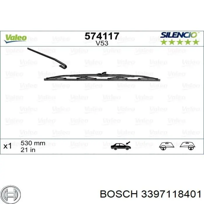 Щетки стеклоочистителя 3397118401 Bosch