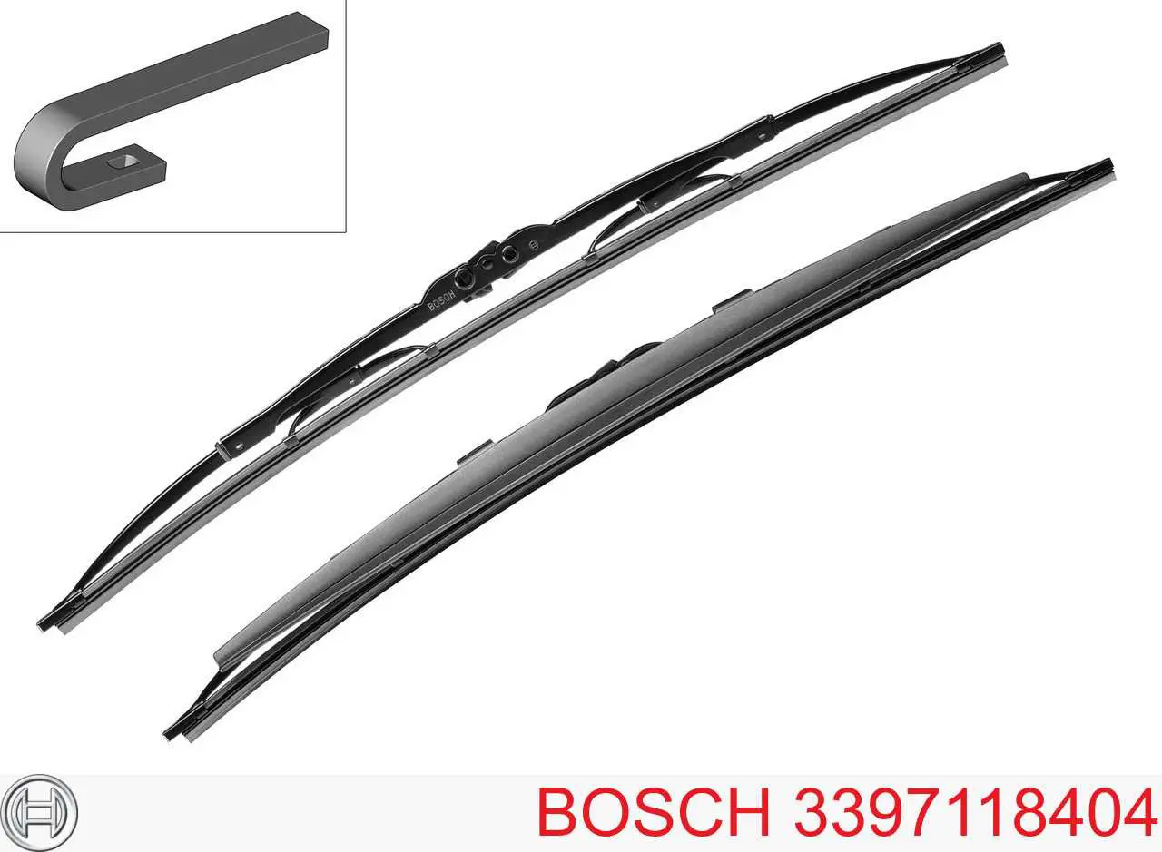 Щетки стеклоочистителя 3397118404 Bosch