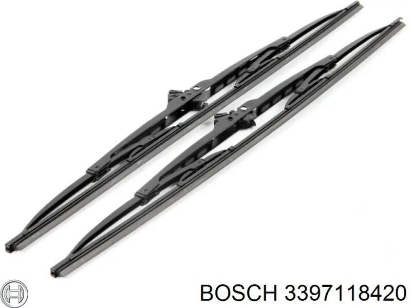 Щітка-двірник лобового скла, комплект з 2-х шт. 3397118420 Bosch