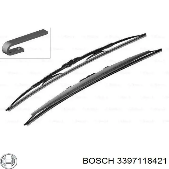 3 397 118 421 Bosch щетка-дворник лобового стекла водительская