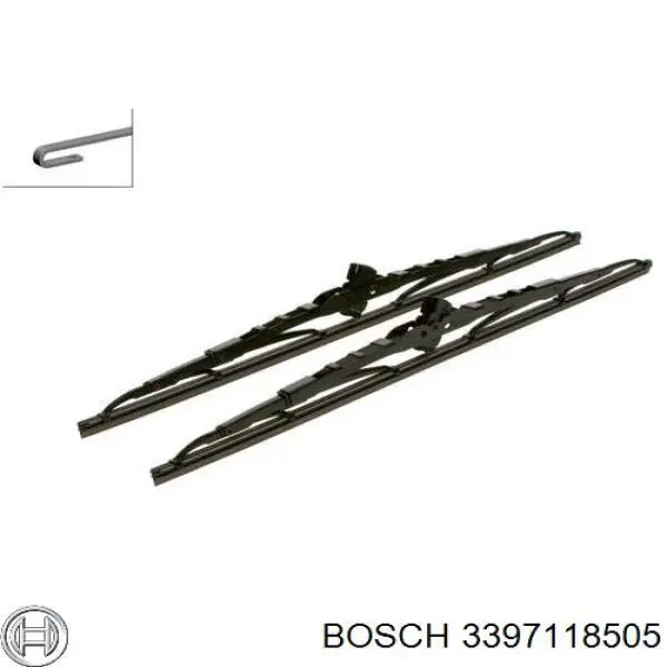 Дворники Bosch 3397118505 цена, от 12.83 USD