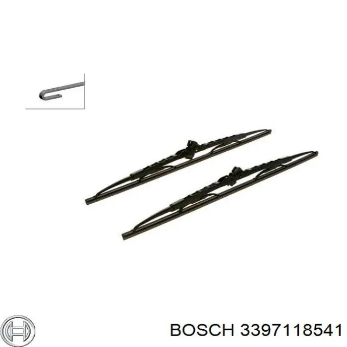Купить 3397118541 Bosch Бесконтактные дворники