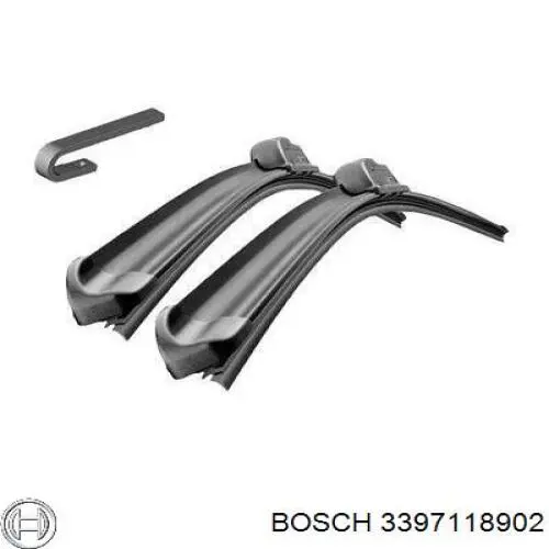 Щітка-двірник лобового скла, комплект з 2-х шт. 3397118902 Bosch