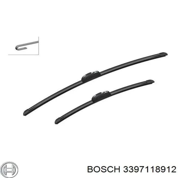 Щетки стеклоочистителя 3397118912 Bosch