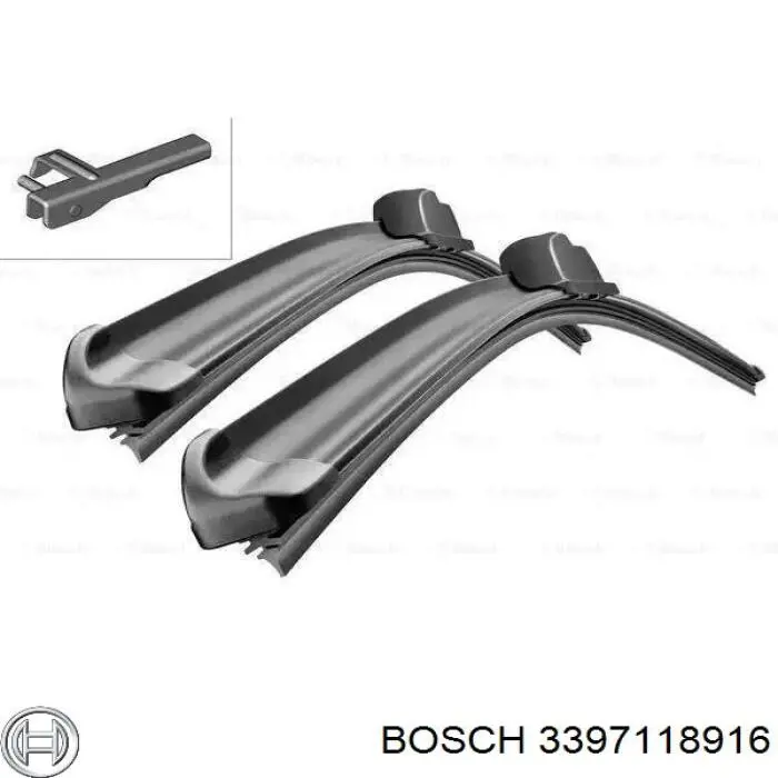 Щетки стеклоочистителя 3397118916 Bosch