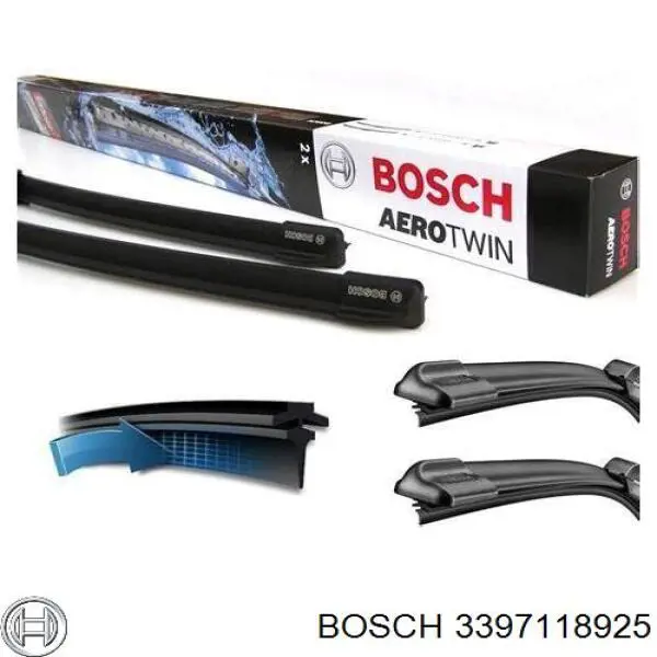Дворники Bosch 3397118925 цена, от 20.12 USD