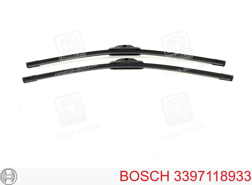 3397118933 Bosch щетка-дворник лобового стекла, комплект из 2 шт.