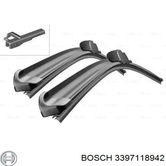 Стеклоочистители лобового стекла Bosch 3397118942