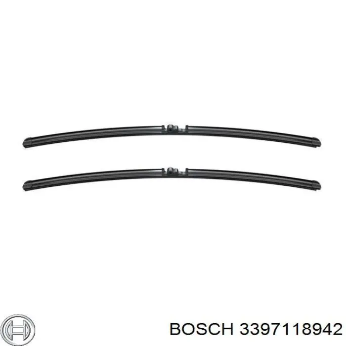 3397118942 Bosch Щетки лобового стекла