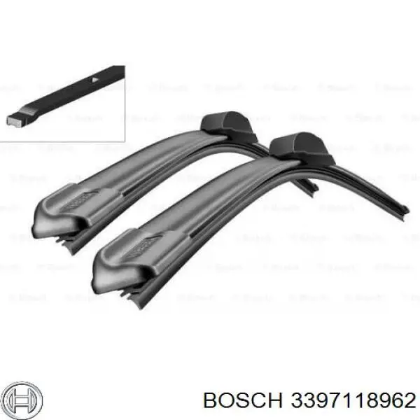 Щетки стеклоочистителя 3397118962 Bosch