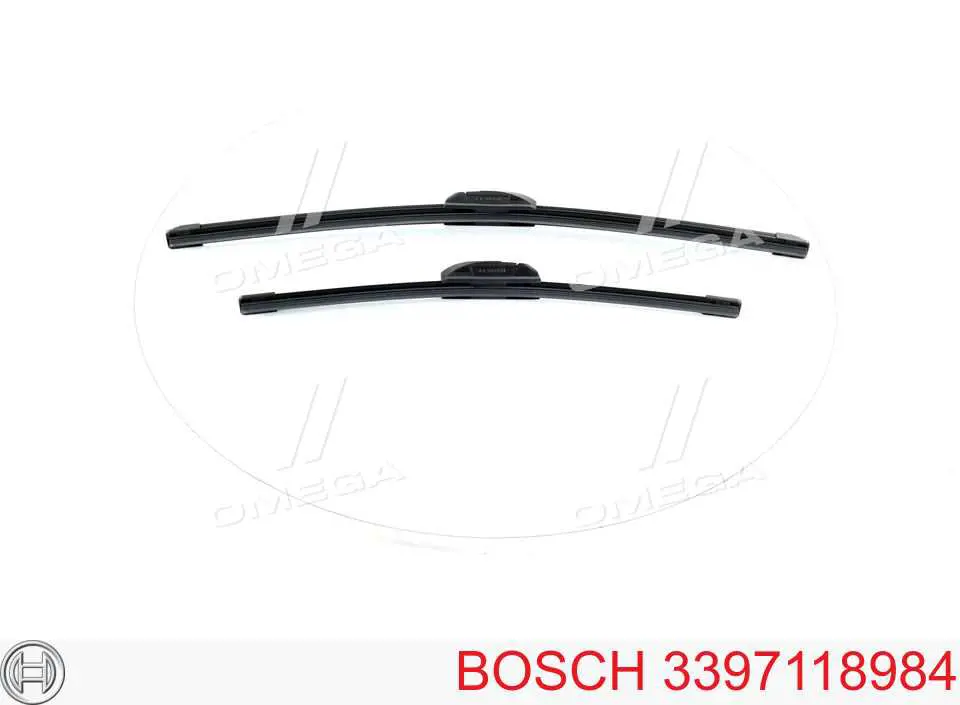 3397118984 Bosch щетка-дворник лобового стекла, комплект из 2 шт.