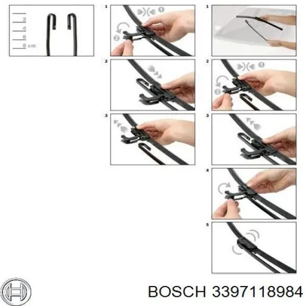 Дворники Bosch 3397118984 цена, от 22.07 USD