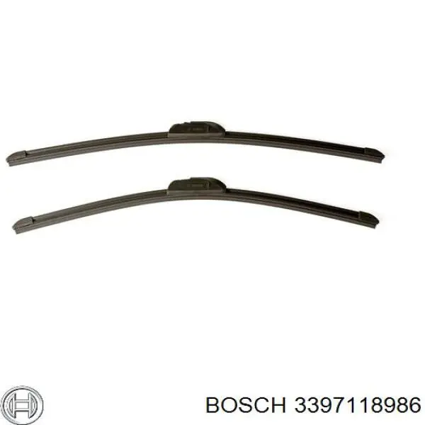 3397118986 Bosch Щетки лобового стекла