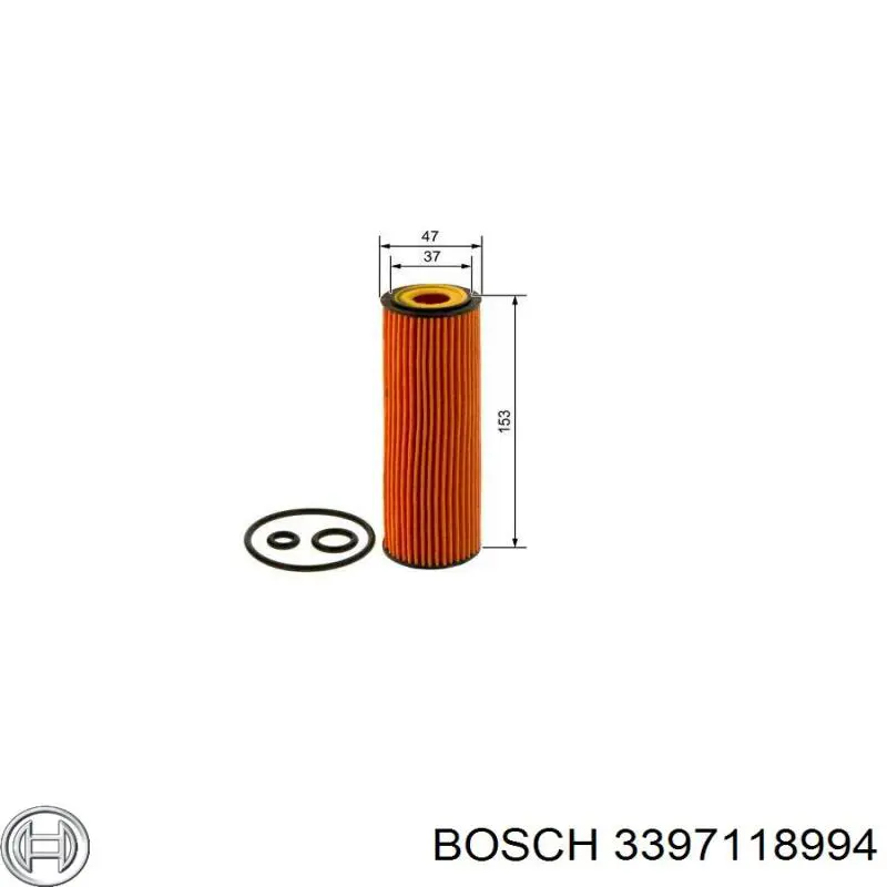 Щетки стеклоочистителя 3397118994 Bosch
