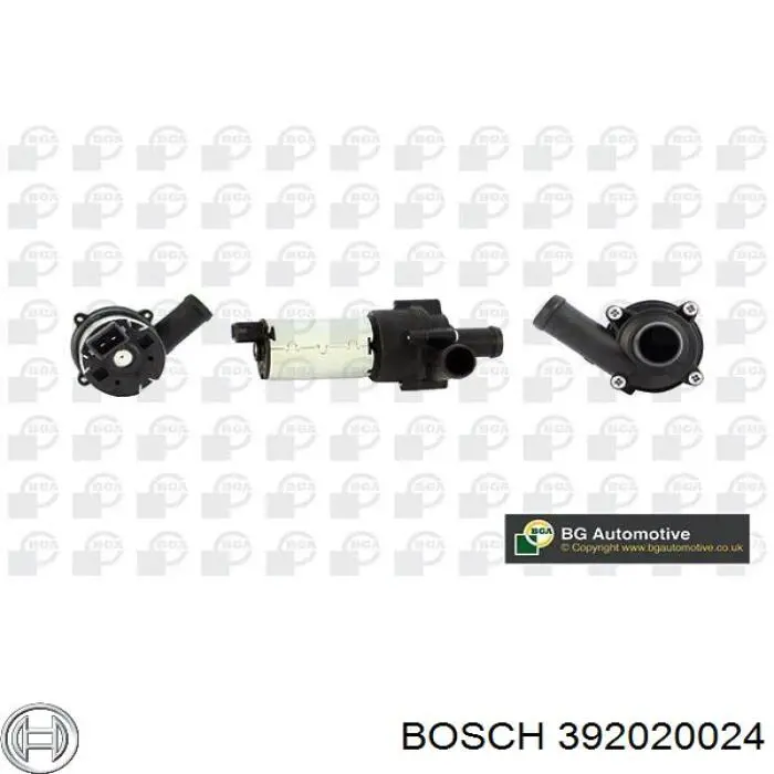 Bomba de agua, adicional eléctrico 392020024 Bosch