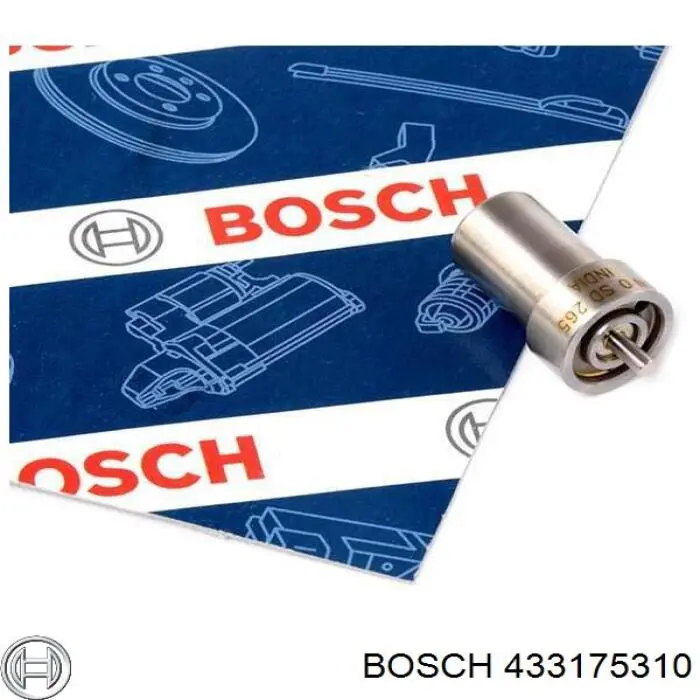433175310 Bosch pulverizador de diesel do injetor