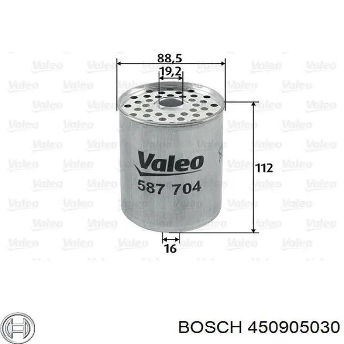 450905030 Bosch Фильтр топлива