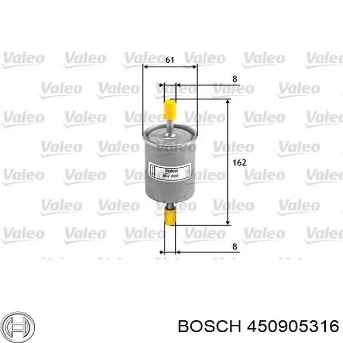 450905316 Bosch топливный фильтр