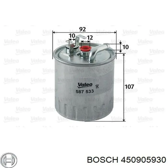 450905930 Bosch топливный фильтр