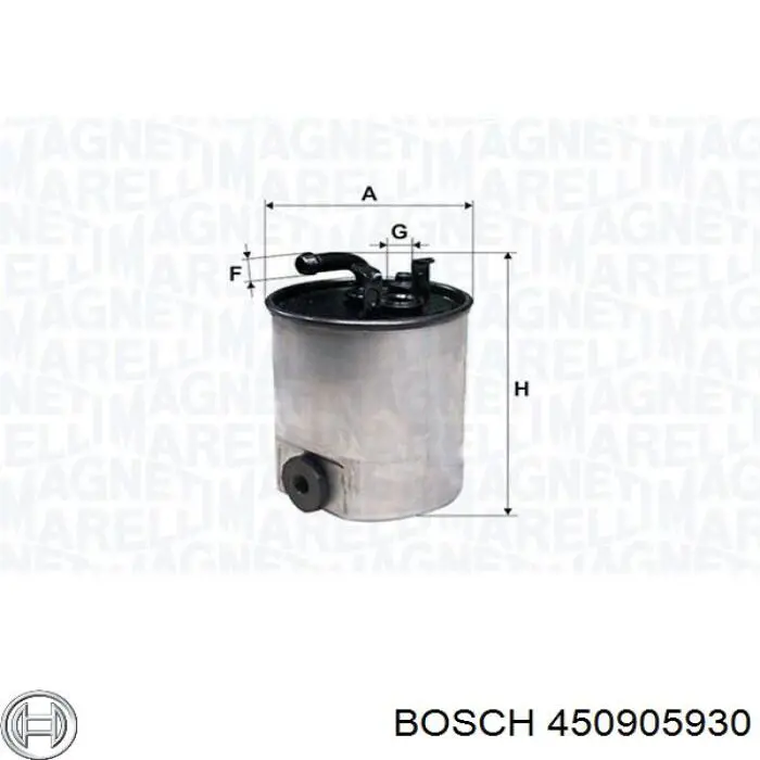 Купить 450905930 Bosch Фильтр-отстойник топлива грубой очистки