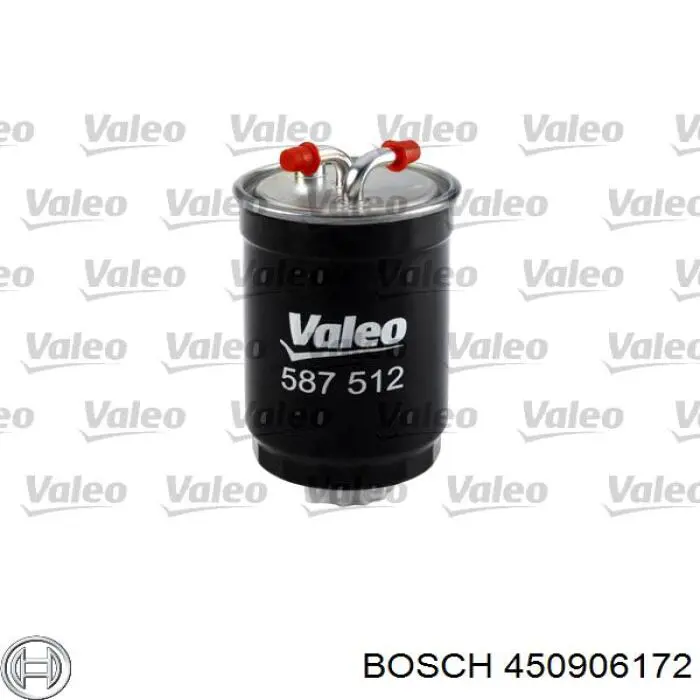 450906172 Bosch filtro de combustível