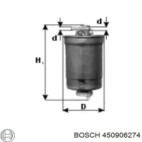 Купить 450906274 Bosch Фильтр-отстойник топлива грубой очистки