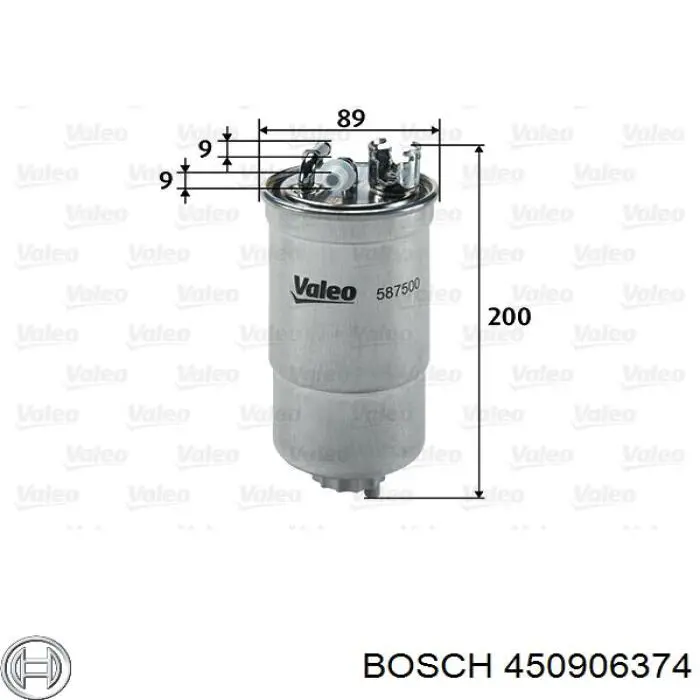 Фильтр тонкой очистки топлива Bosch 450906374 цена, от 10.34 USD