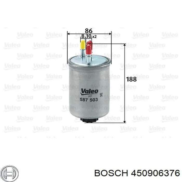 Топливный фильтр 450906376 Bosch
