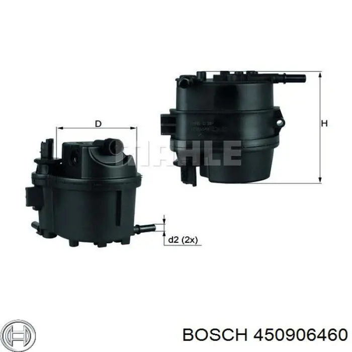 Filtro combustible 450906460 Bosch