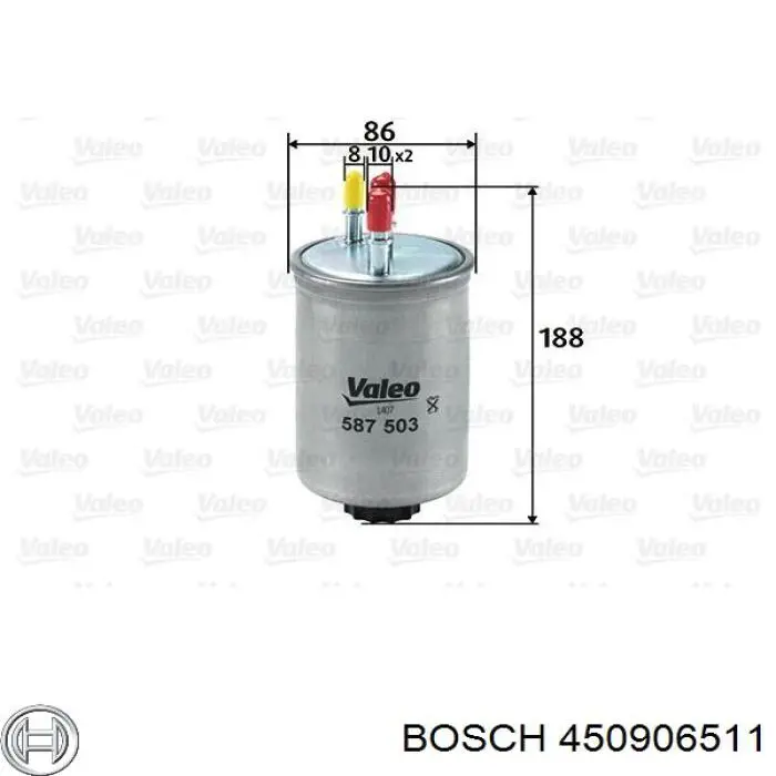450906511 Bosch топливный фильтр