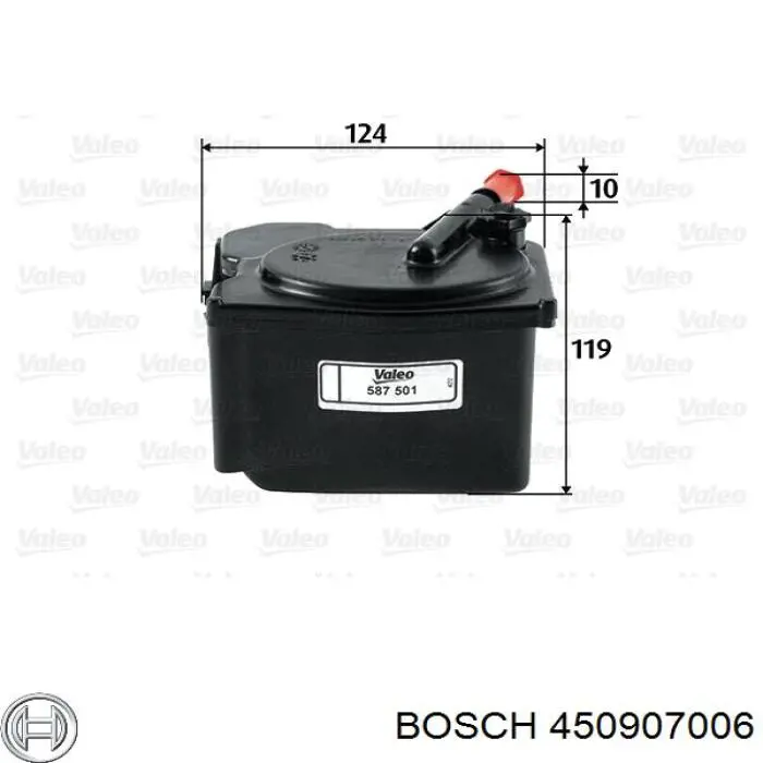 Топливный фильтр 450907006 Bosch